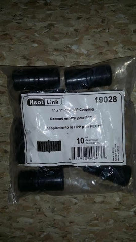 NEW OEM HEAT LINK 1" X 1" PEX HPP COUPLING 19028 (20PCS FOR 14.99)-Mega Mart Warehouse-Ultimate Unclaimed Freight Buyer and Seller Specialists