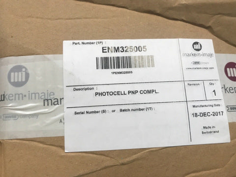 NEW MARKEM IMAJE ENM325005 PHOTOCWLL PNP COMPLETE-Mega Mart Warehouse-Ultimate Unclaimed Freight Buyer and Seller Specialists