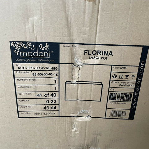 Florina white Large Pot acc-pot-flor-wh-big
