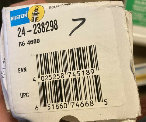 NEW Bilstein 24-238298 Rear 46mm Monotube 4600 Series Shock Absorber-Mega Mart Warehouse