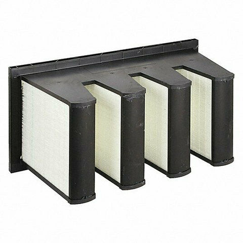 NEW Air Handler V-Bank Air Filter,12x24x12, MERV 11, Fiberglass, Number of Vs: 4