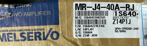 Mitsubishi MR-J4-40A-RJ Servo Drive 200-240v-ac 0-360v-dc 170v-ac 3ph 400w