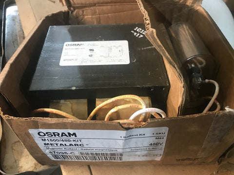 Osram Sylvania 47095 480 Volt 1500 W CWA Circuit Type Magnetic HID Ballast Kit-Mega Mart Warehouse-Ultimate Unclaimed Freight Buyer and Seller Specialists