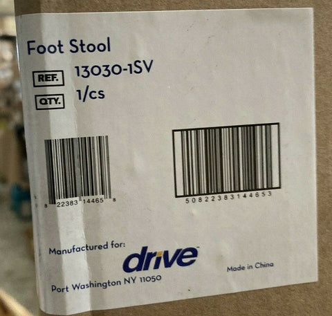 NEW Drive Medical Step Stool 1-Step Steel 9 Inch, 13030-1SV-Mega Mart Warehouse