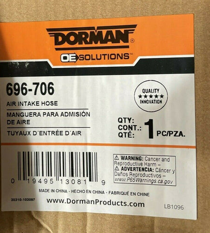 Engine Air Intake Hose-Air Cleaner Intake Hose Dorman 696-706
