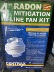 NEW Radon Mitigation Fan Kit 4" Fan with 4 to 3 inch Coupler Pressure Indicator-Mega Mart Warehouse-Ultimate Unclaimed Freight Buyer and Seller Specialists