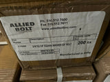 ALLIED BOLT Square Washer, 3/16 x 2-1/4 in., For 5/8 in. Bolt (CASE OF 200)