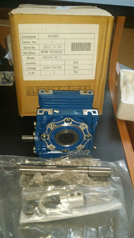 JRST40/40:1 Worm Gear 40:1 WORM Reducer. CUBAGE 180 175 195 "FREE SHIPPING"-Mega Mart Warehouse-Ultimate Unclaimed Freight Buyer and Seller Specialists