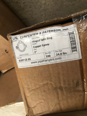 (Lot of 10) HINGED SPLIT RING COPPER EPOXY 2" NEW-Mega Mart Warehouse-Ultimate Unclaimed Freight Buyer and Seller Specialists