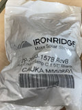 IronRidge 29-7000-157B Rev B Kit with End Clamp C 1.57" Nuts and Screws 4 pack