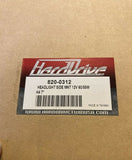 NEW Hard Drive Motorcycle Headlight Chrome Assembly 12v 60/55w H4 7"-Mega Mart Warehouse