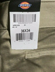 (2) NEW Mens Dickies Desert Sand Skinny Fit Twill Work Pants 36x34 NWT-Mega Mart Warehouse-Ultimate Unclaimed Freight Buyer and Seller Specialists
