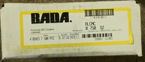 (4 BOXES OF 25) BADA ALCMC 0.750OZ WHEEL WEIGHT-Mega Mart Warehouse-Ultimate Unclaimed Freight Buyer and Seller Specialists
