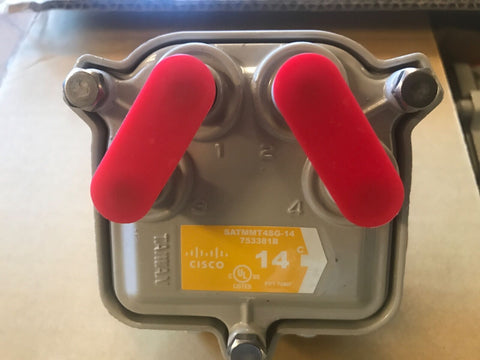 CISCO Surge-Gap Stretch Taps Multimedia 4 Way 14 dB Tap SATMMT4SG-14.-Mega Mart Warehouse-Ultimate Unclaimed Freight Buyer and Seller Specialists