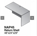 BRAND NEW Napa Return Shell 48 x 24, Mahogany **FREE SHIPPING**