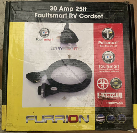 NEW Furrion 25' Faultsmart Cordset, 30 AMP