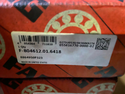 NEW FAG BEARING F-804612.01.6418-Mega Mart Warehouse-Ultimate Unclaimed Freight Buyer and Seller Specialists