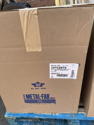 Metal-Fab Corr/Guard 12  Diameter Boot Tee with 6  Reduced Tap (316SS)  12FCSBT6