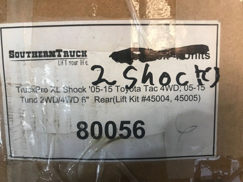 Southern Truck 80056 6" PAIRRear Shocks 2005-2018 Toyota Tacoma/2005-2015 Tundra-Mega Mart Warehouse-Ultimate Unclaimed Freight Buyer and Seller Specialists