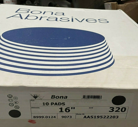 (10 PC CASE) BONA 16 INCH BETWEEN COAT CONDITIONING PAD AAS19522203