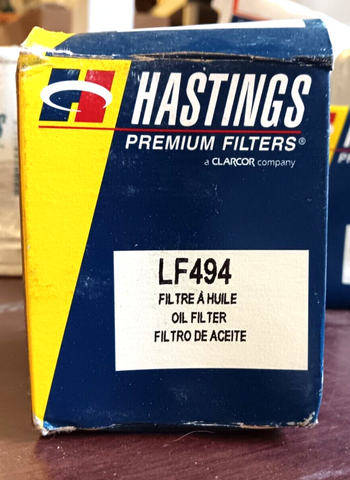 HASTINGS LF 494 PREMIUM OIL FILTERS (FREE SHIPPING)