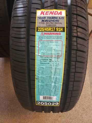(2) NEW 225/45R17 Kenda Vezda A/S KR205 GRAND TOURING TIRE 225 45 17 2254517 R17-Mega Mart Warehouse-Ultimate Unclaimed Freight Buyer and Seller Specialists