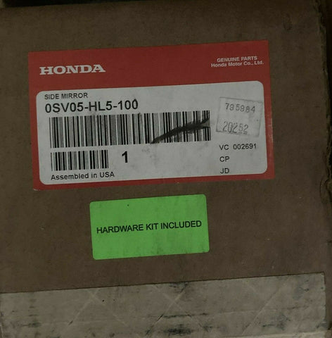 NEW Honda Side Mirror 0SV05-HL5-100 (HARDWARE INLUDED)-Mega Mart Warehouse