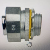 Crouse-Hinds LTB350 3-1/2" Malleable Iron Insulated Straight Liquidtight Conduit