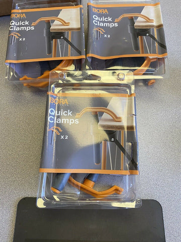 BRAND NEW Bora CA0302 Bench Top Securing Centipede Quick Clamps (3PK 6 PER LOT )