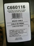 NEW Dorman C660116 Rear Driver Side Parking Brake Cable