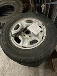 (SET OF 4) USED DUNLOP GRANDTREK AT20 P215/70R15 TIRES WITH RIM **SHIPS FREE**