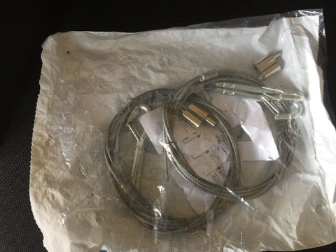 Columbia Lighting 3/32" Galvanized Y Loop Cable w/ Snap Hooks 93012614 KL100 NEW-Mega Mart Warehouse-Ultimate Unclaimed Freight Buyer and Seller Specialists