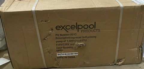H02347PG  1.5 HP Excel  In-Ground Swimming Pool Pump 115V/ 230V