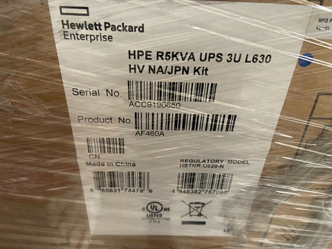 NEW Hewlett Packard HP AF460A R5000 5000 VA Rack Mountable UPS - 3U-Mega Mart Warehouse-Ultimate Unclaimed Freight Buyer and Seller Specialists