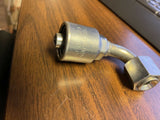 Gates G25180-0808 Hydraulic Fitting 90 Deg Bent Tube Female JIC 37 Deg 1/2" Hose-Mega Mart Warehouse