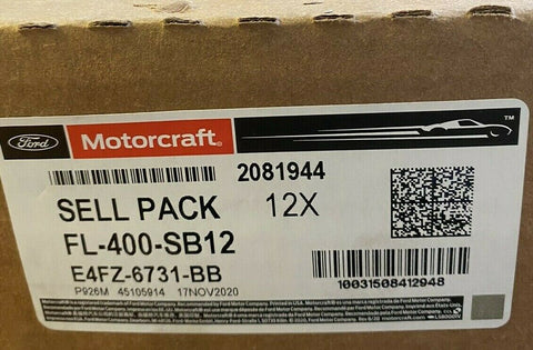 GENUINE OEM Engine Oil Filter-VIN: K, FI MOTORCRAFT FL-400-S (12 PER CASE)-Mega Mart Warehouse