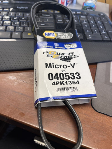 GENUINE NAPA Gates 040533 Serpentine Belt - 0.56" X 53.875" - 4 Ribs *SHIPS FREE