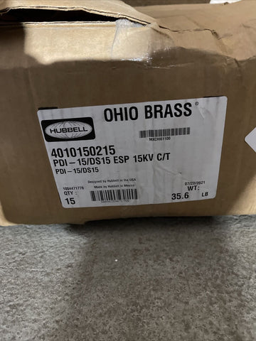 15 Hubbell Ohio Brass 4010150215 PDI-15/DS15 ESP C/T Dead End Clevis Tongue Insu