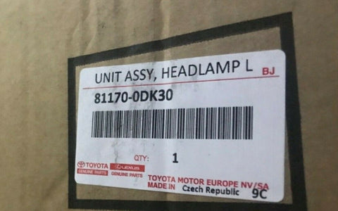 NEW OEM 81170-0DK30 - Genuine Toyota UNIT ASSEMBLY, HEADLAMP-Mega Mart Warehouse-Ultimate Unclaimed Freight Buyer and Seller Specialists
