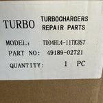 New Turbo TD04HL4-11TK3S-7 Turbocharger 49189-02721 for Caterpillar Industries