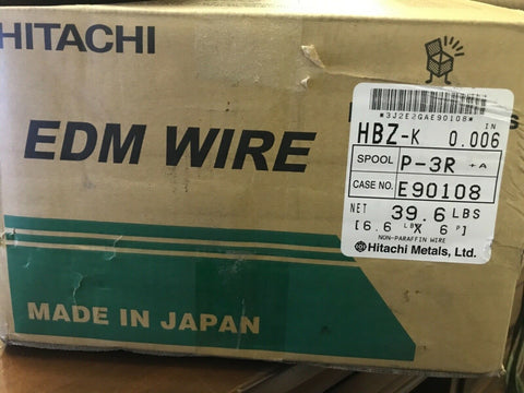 NEW 4 Spool Hitachi EDM Machine Wire HBZ-K0.006 20 KG./44.10LB total Size 0.006"-Mega Mart Warehouse-Ultimate Unclaimed Freight Buyer and Seller Specialists