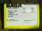 (2 BOXES OF 50) BADA MCFE .25OZ WHEEL WEIGHT-Mega Mart Warehouse-Ultimate Unclaimed Freight Buyer and Seller Specialists