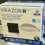 (3) RAZOR-R SERIES LOW PROFILE RECESSED LIGHTS 4"