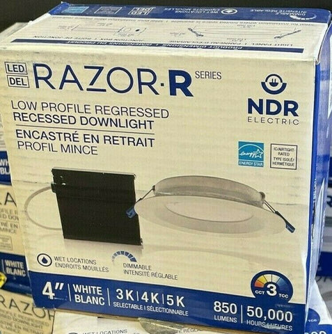 (3) RAZOR-R SERIES LOW PROFILE RECESSED LIGHTS 4"