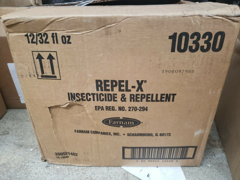 (12/CASE) FARNAM Repel-X Insecticide Repellent RTU for Horses 32oz-Mega Mart Warehouse-Ultimate Unclaimed Freight Buyer and Seller Specialists