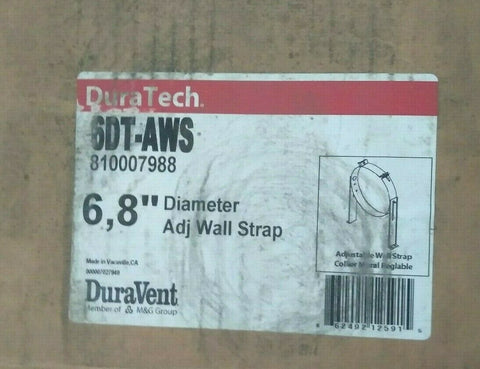 NEW DuraTech 6''-8'' Adjustable Galvanized Wall Strap - 6DT-AWS-Mega Mart Warehouse-Ultimate Unclaimed Freight Buyer and Seller Specialists