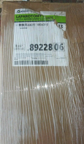 (1 CASE OF 13) HALYARD HEALTH LAPAROTOMY SURGICAL DRAPES 100"X72"X124" 89228-Mega Mart Warehouse-Ultimate Unclaimed Freight Buyer and Seller Specialists
