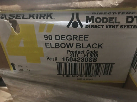 SELKIRK CORPORATION Selkirk Direct-temp 90 Degree Elbow DT, 4DT-EL90B-Mega Mart Warehouse-Ultimate Unclaimed Freight Buyer and Seller Specialists