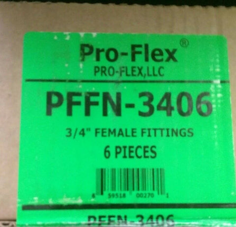 Pro-Flex PFFN-3406 Connecter Female Csst, 3/4"-Mega Mart Warehouse-Ultimate Unclaimed Freight Buyer and Seller Specialists