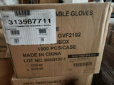 (1000/CS) Clear Vinyl Disposable Gloves, Medium, Latex & Powder Free-Mega Mart Warehouse-Ultimate Unclaimed Freight Buyer and Seller Specialists